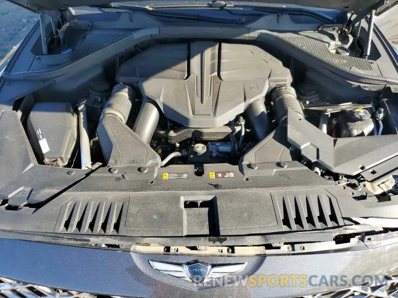 12 fotografías del automóvil dañado KMUHCESC4NU075604 GENESIS GV80 2022