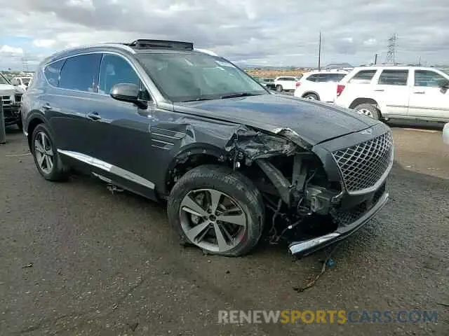 11 fotografías del automóvil dañado KMUHCESC7NU076679 GENESIS GV80 2022