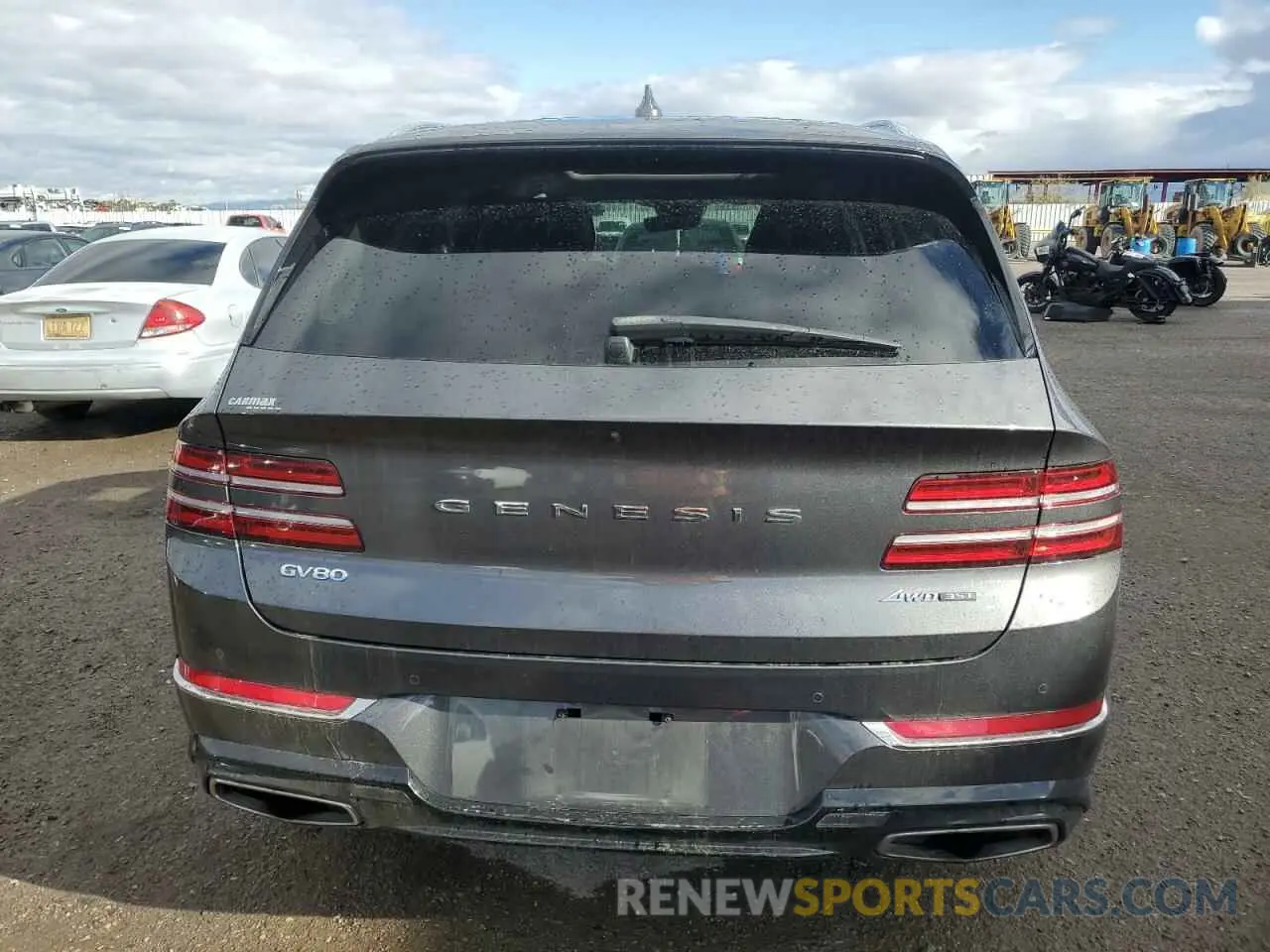 6 fotografías del automóvil dañado KMUHCESC7NU076679 GENESIS GV80 2022