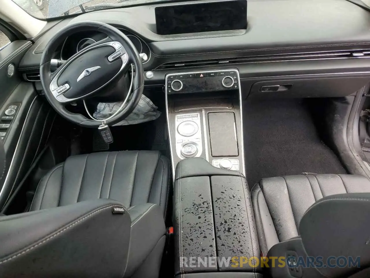 8 fotografías del automóvil dañado KMUHCESC7NU076679 GENESIS GV80 2022
