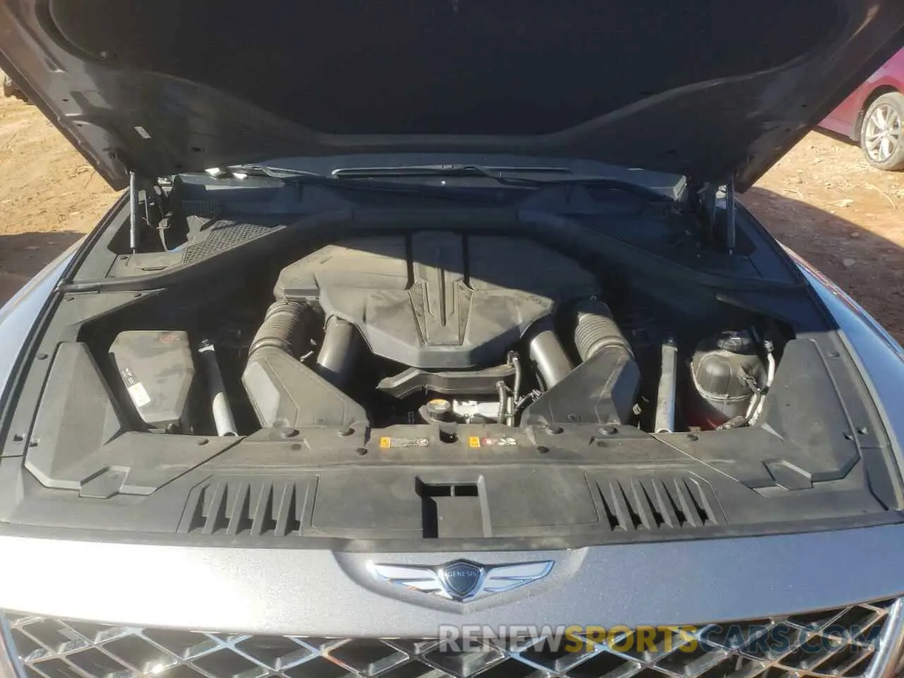 12 fotografías del automóvil dañado KMUHCESC8NU084418 GENESIS GV80 2022