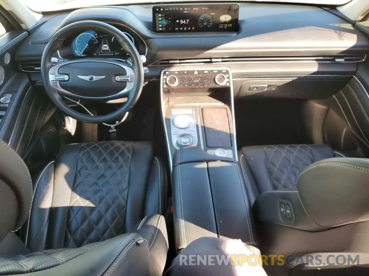 8 fotografías del automóvil dañado KMUHCESCXNU083352 GENESIS GV80 2022