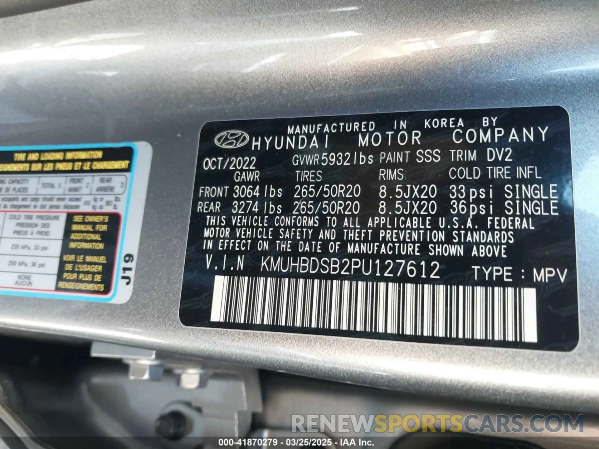 9 fotografías del automóvil dañado KMUHBDSB2PU127612 GENESIS GV80 2023