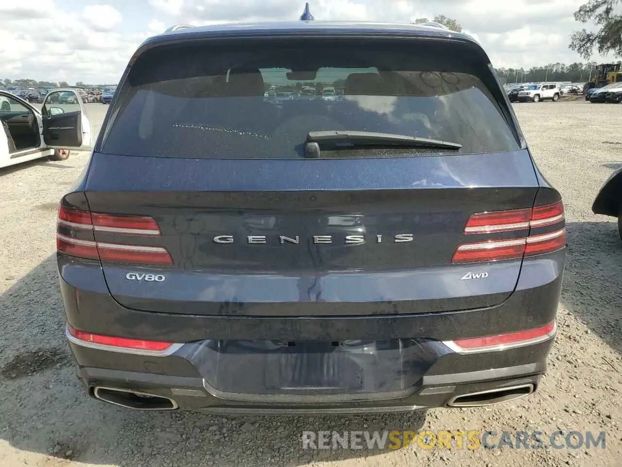 6 fotografías del automóvil dañado KMUHBDSB3PU121883 GENESIS GV80 2023
