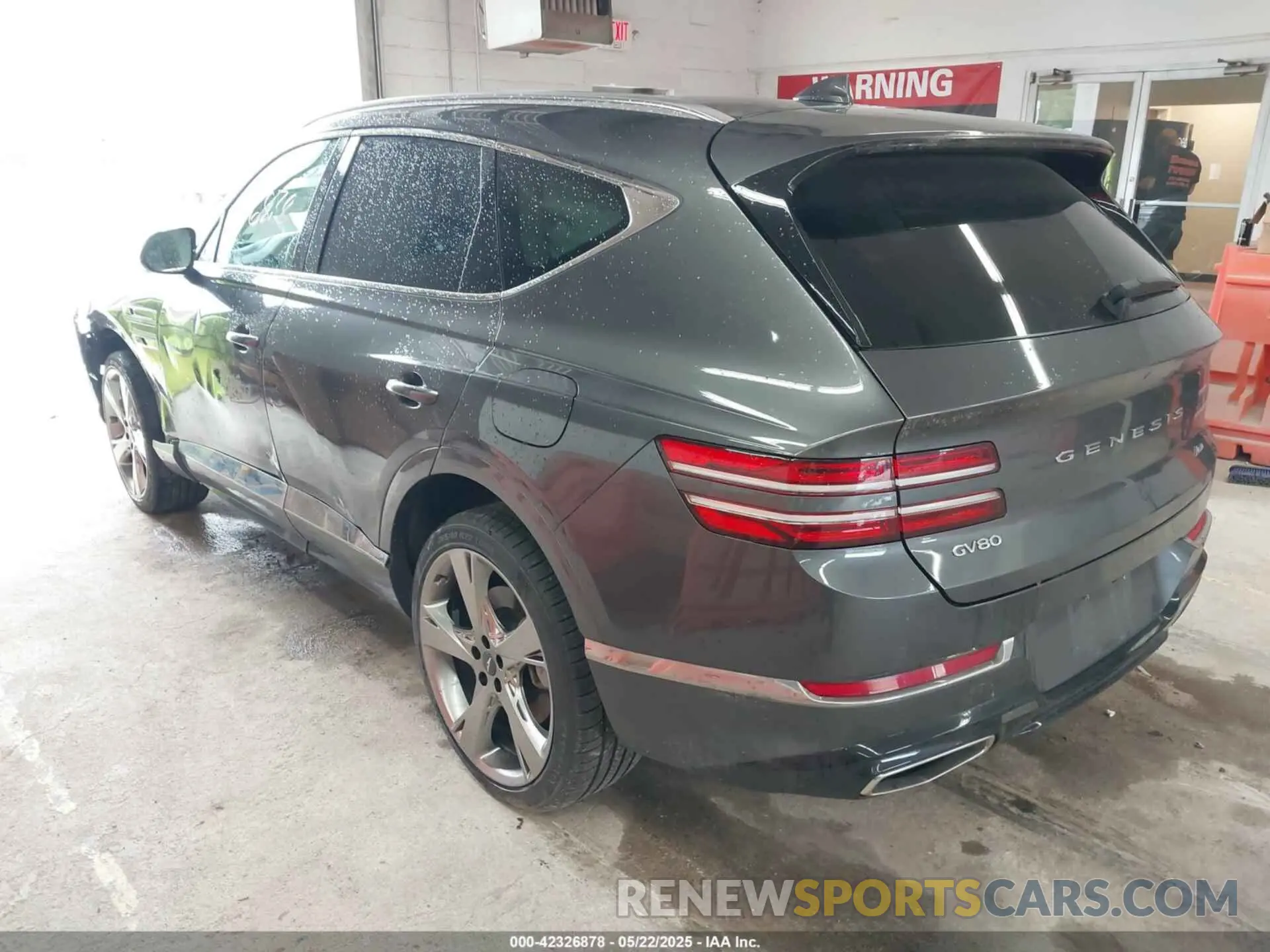 3 fotografías del automóvil dañado KMUHBDSBXPU112470 GENESIS GV80 2023