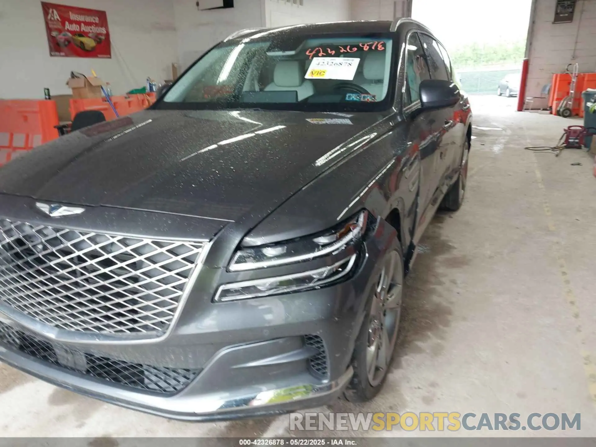 6 fotografías del automóvil dañado KMUHBDSBXPU112470 GENESIS GV80 2023