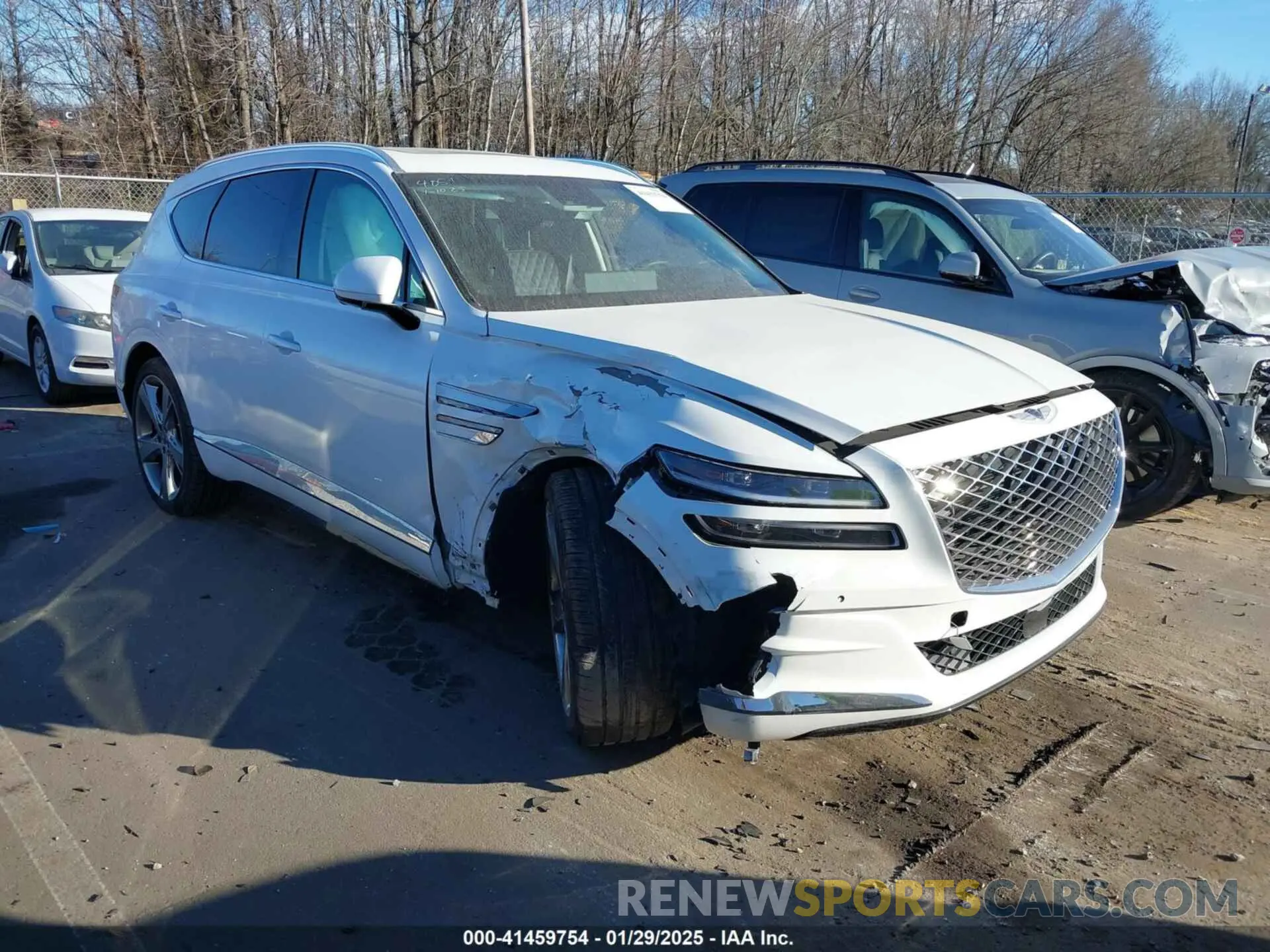 1 fotografías del automóvil dañado KMUHCESC2PU144051 GENESIS GV80 2023