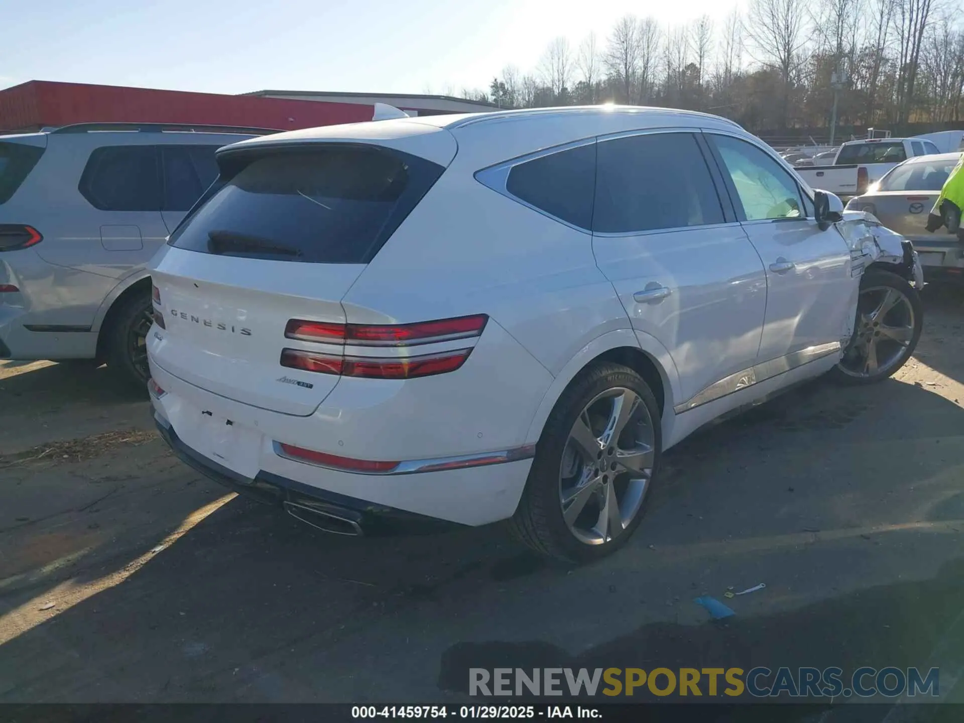 4 fotografías del automóvil dañado KMUHCESC2PU144051 GENESIS GV80 2023