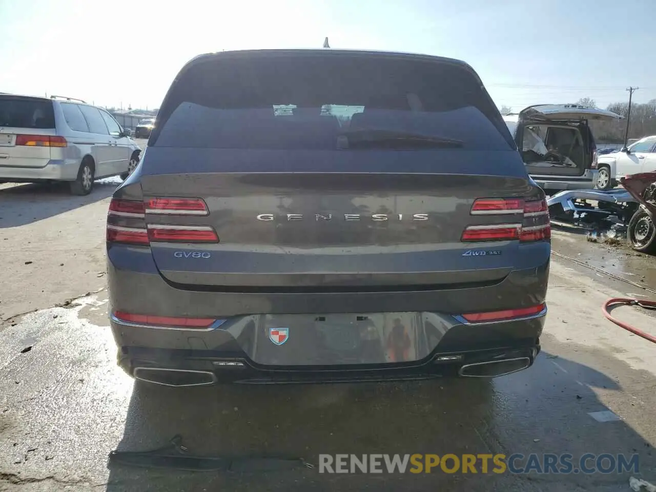 6 fotografías del automóvil dañado KMUHCESC3PU107607 GENESIS GV80 2023