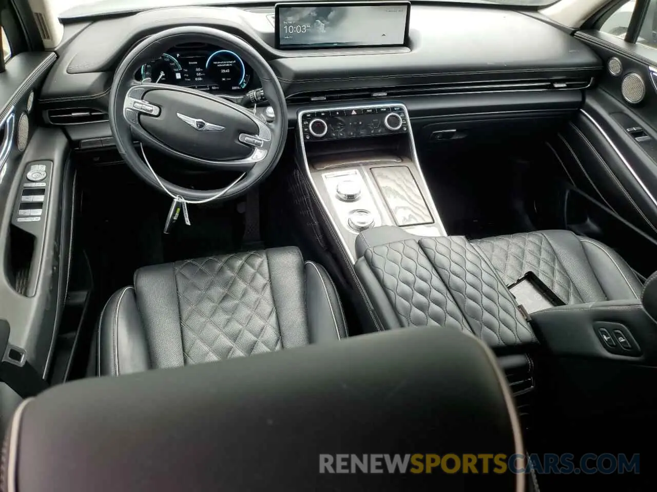 8 fotografías del automóvil dañado KMUHCESC3PU110653 GENESIS GV80 2023