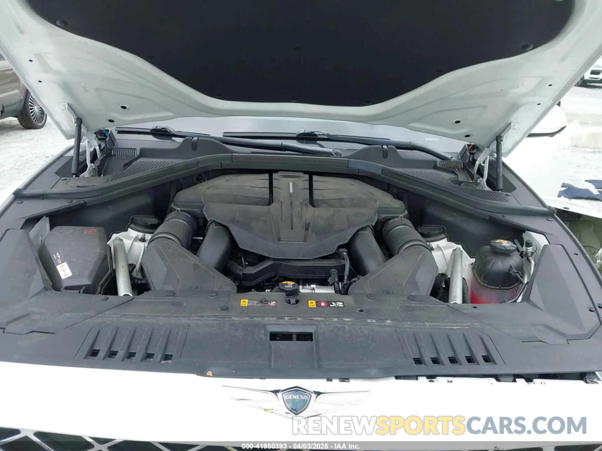 10 fotografías del automóvil dañado KMUHCESC7PU109750 GENESIS GV80 2023