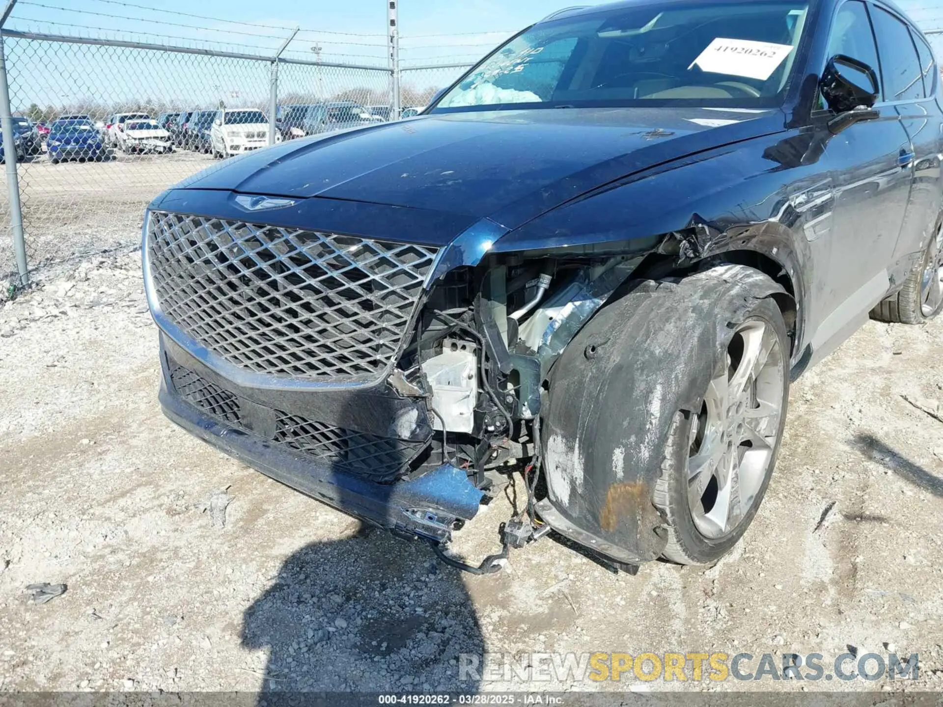 6 fotografías del automóvil dañado KMUHCESC8PU103102 GENESIS GV80 2023
