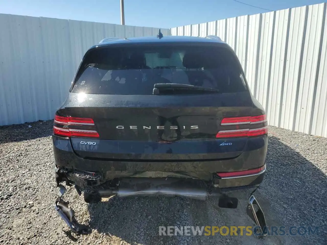 6 fotografías del automóvil dañado KMUHBDSB1RU166890 GENESIS GV80 2024