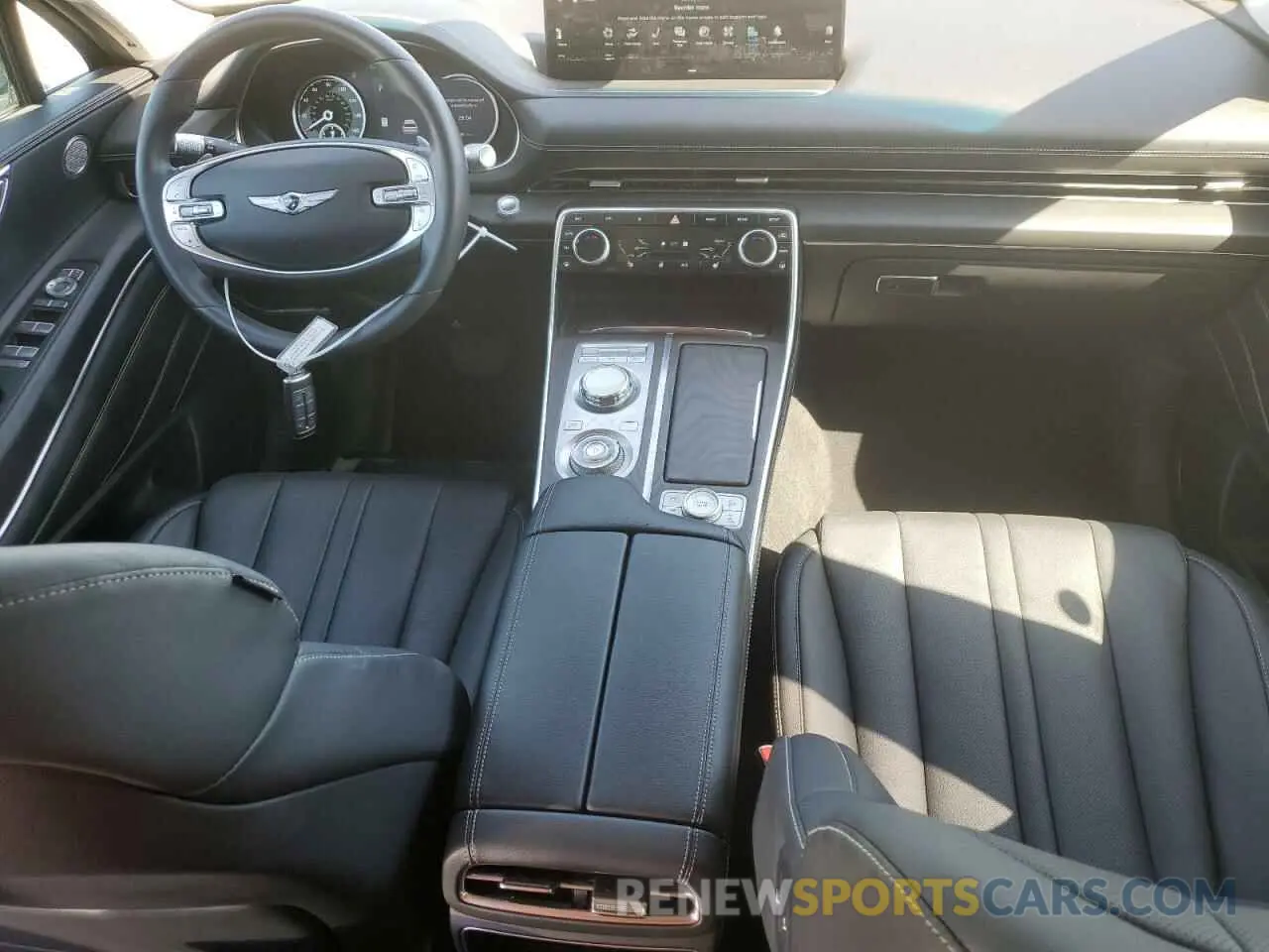 8 fotografías del automóvil dañado KMUHBDSB1RU166890 GENESIS GV80 2024