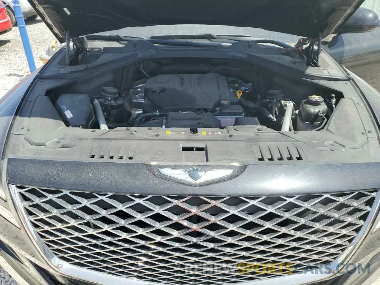 12 fotografías del automóvil dañado KMUHBDSB1RU180417 GENESIS GV80 2024