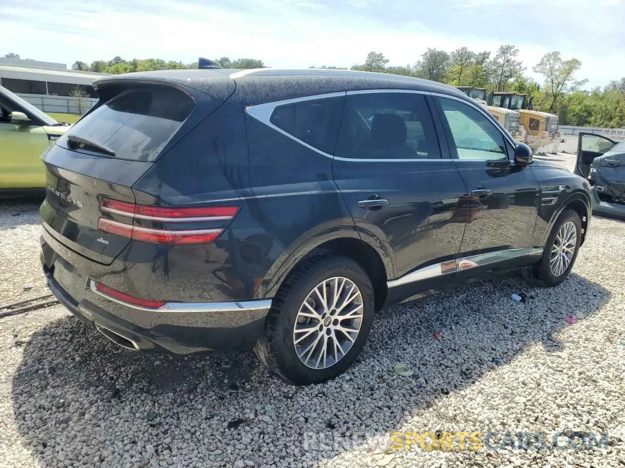 3 fotografías del automóvil dañado KMUHBDSB1RU180417 GENESIS GV80 2024