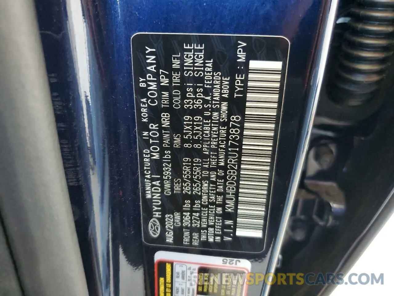 13 fotografías del automóvil dañado KMUHBDSB2RU173878 GENESIS GV80 2024