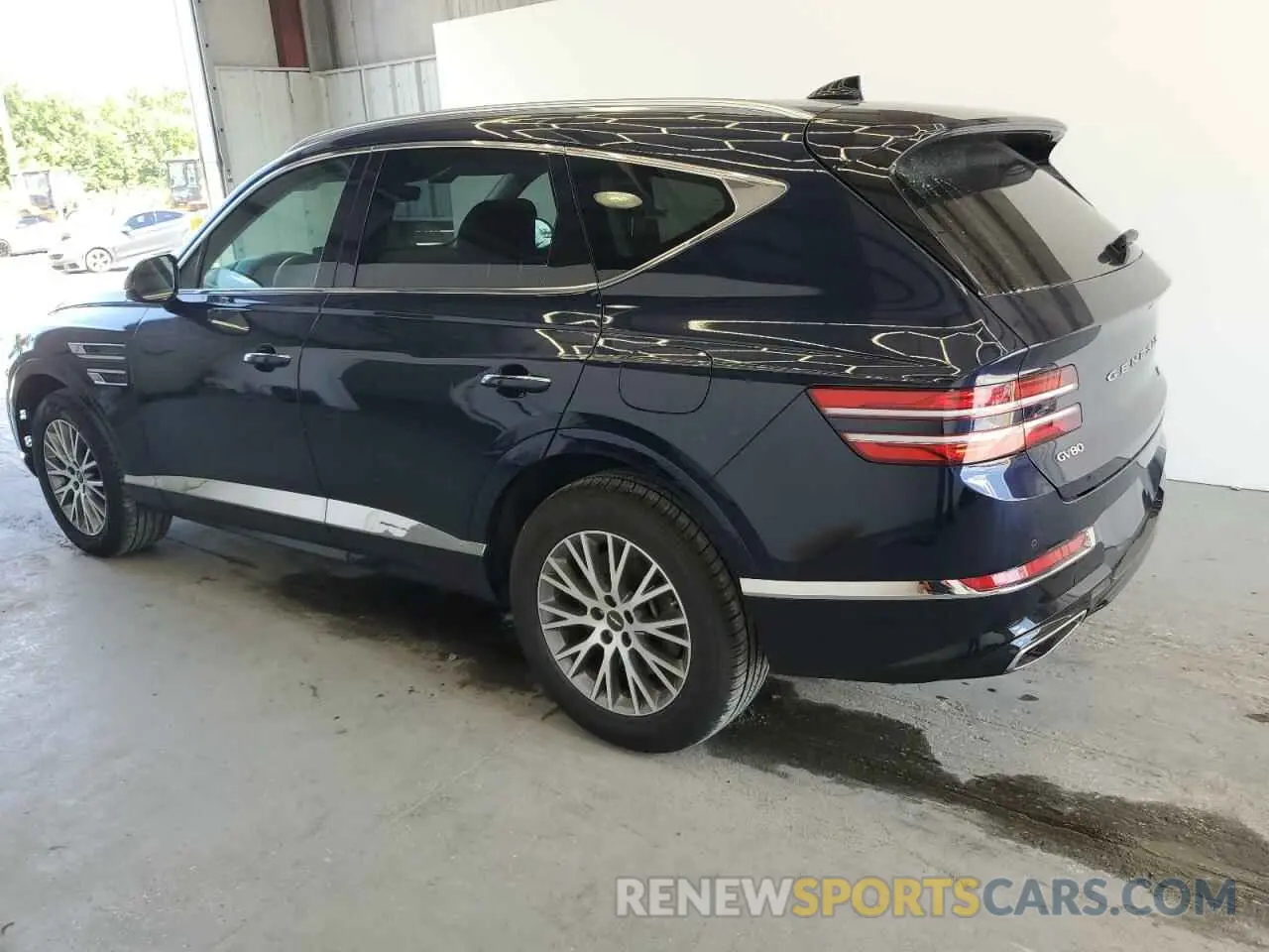 2 fotografías del automóvil dañado KMUHBDSB2RU173878 GENESIS GV80 2024