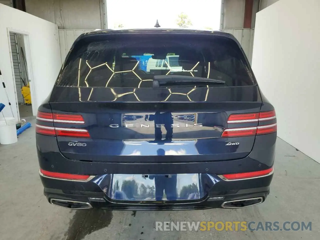 6 fotografías del automóvil dañado KMUHBDSB2RU173878 GENESIS GV80 2024