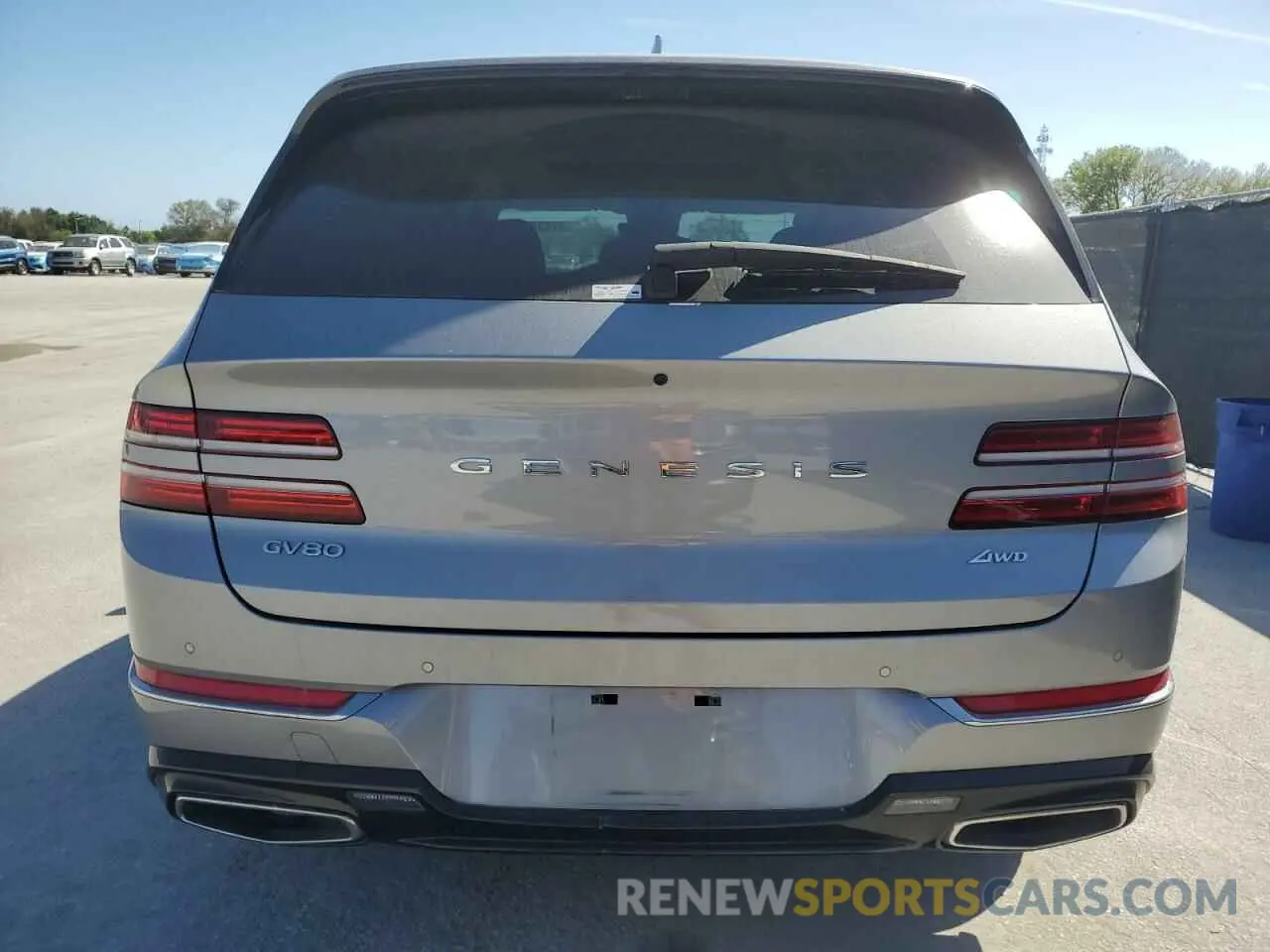 6 fotografías del automóvil dañado KMUHBDSB2RU180331 GENESIS GV80 2024