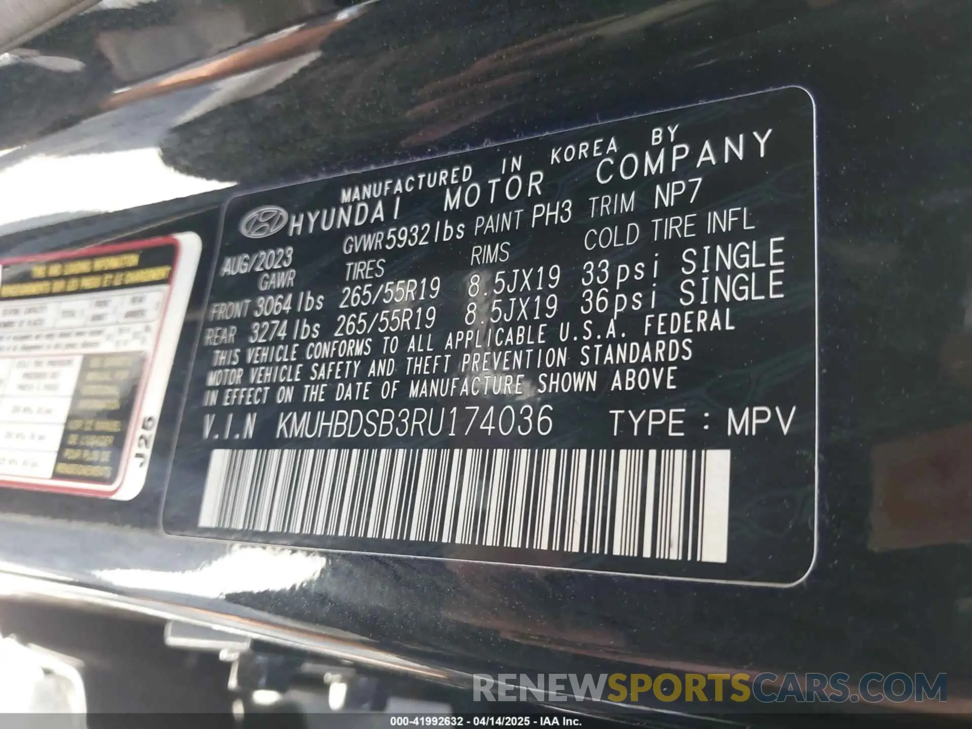 9 fotografías del automóvil dañado KMUHBDSB3RU174036 GENESIS GV80 2024