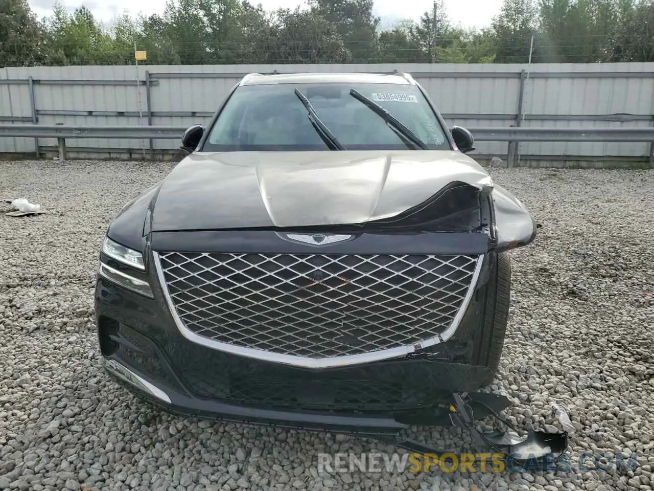5 fotografías del automóvil dañado KMUHBDSB4RU181528 GENESIS GV80 2024