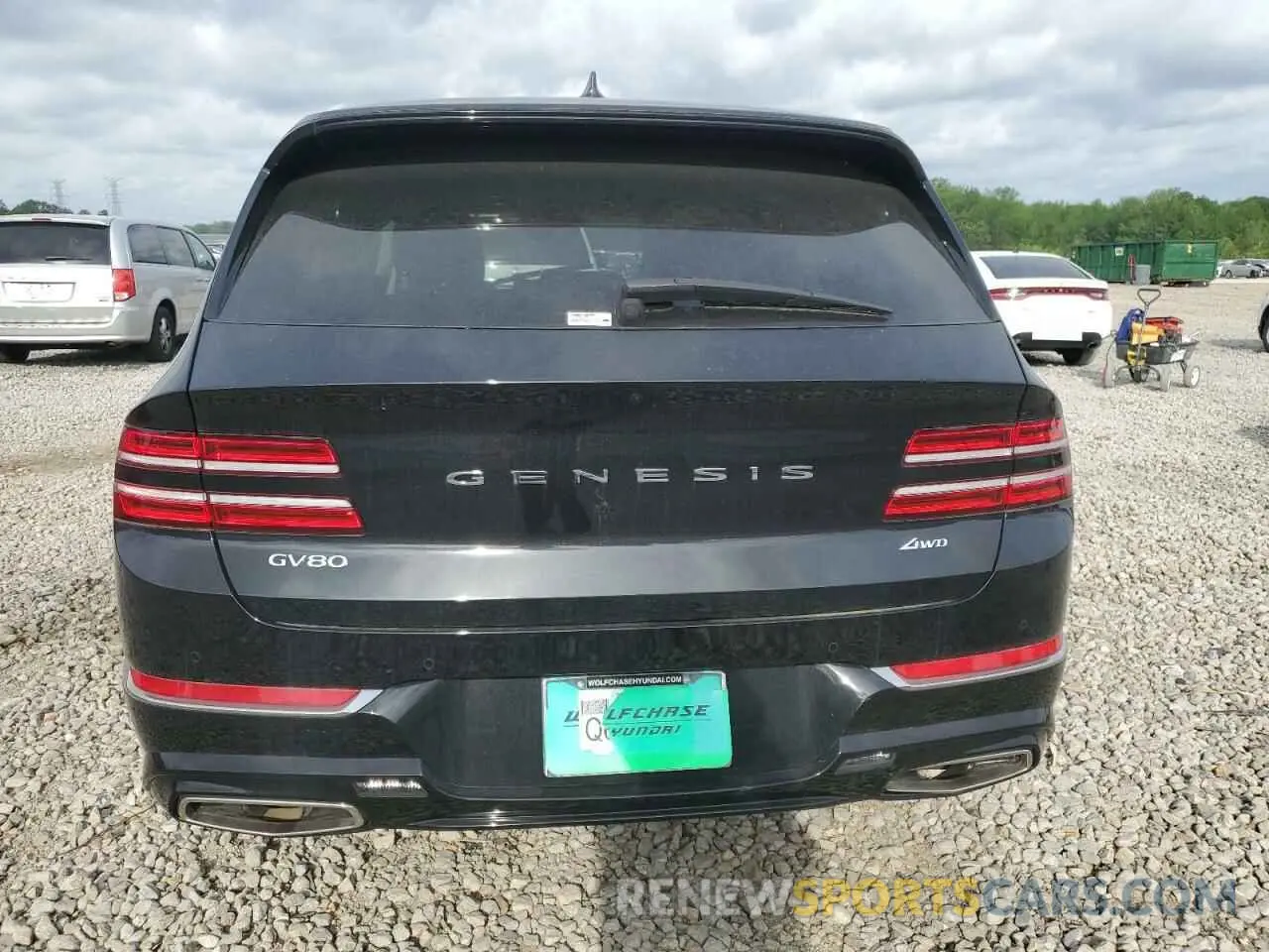 6 fotografías del automóvil dañado KMUHBDSB4RU181528 GENESIS GV80 2024