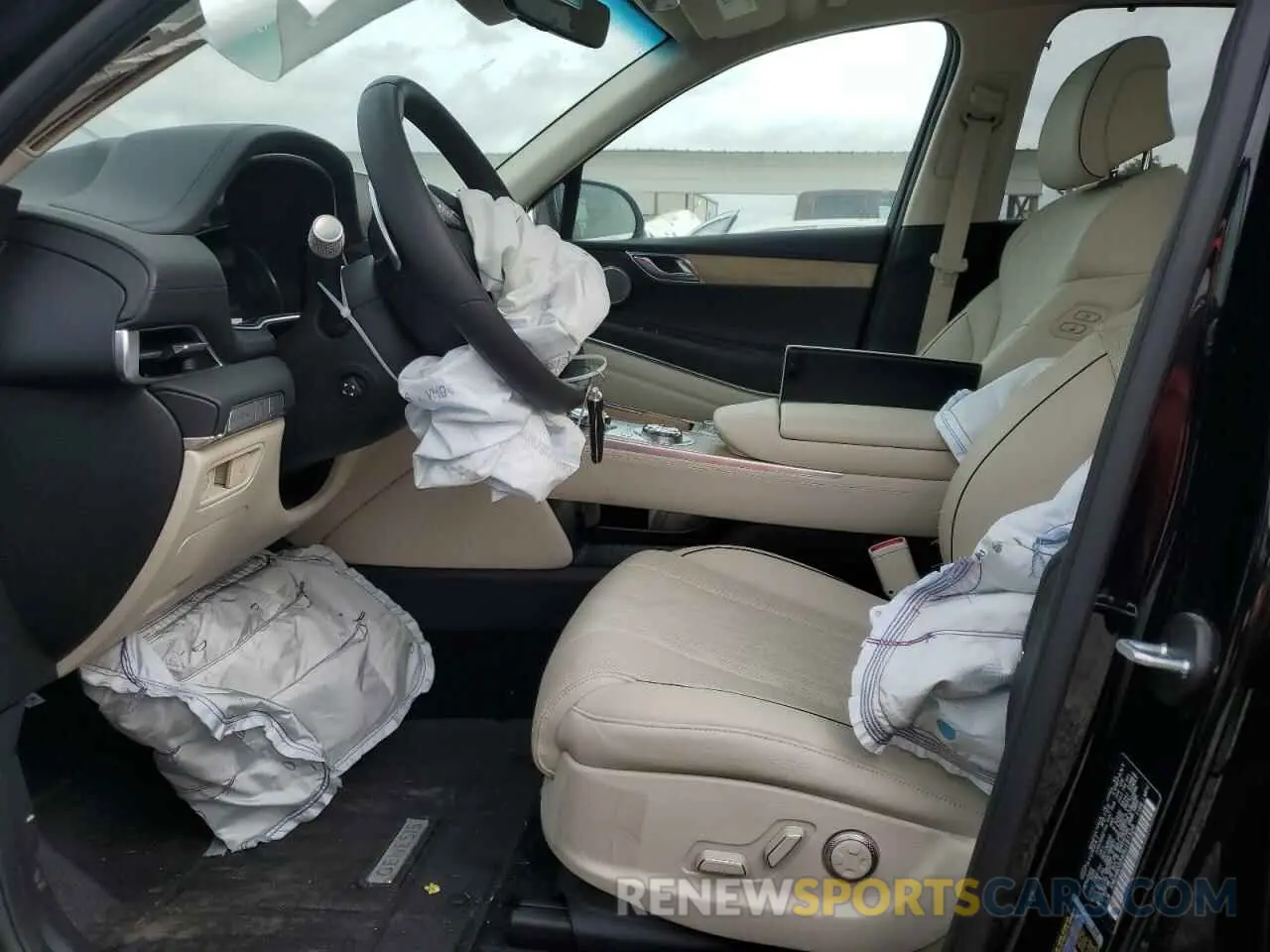 7 fotografías del automóvil dañado KMUHBDSB4RU181528 GENESIS GV80 2024