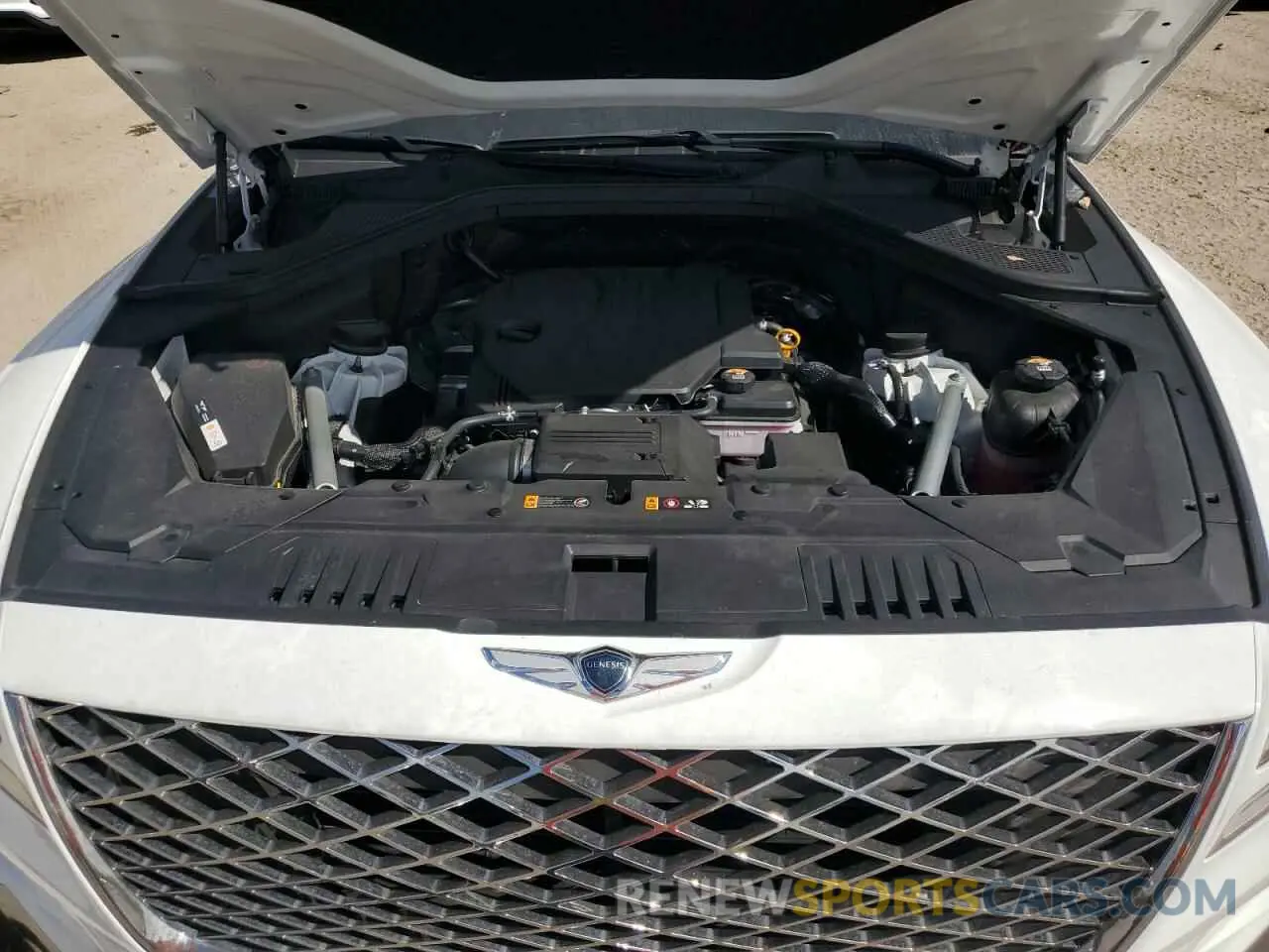 12 fotografías del automóvil dañado KMUHBDSB4RU207755 GENESIS GV80 2024