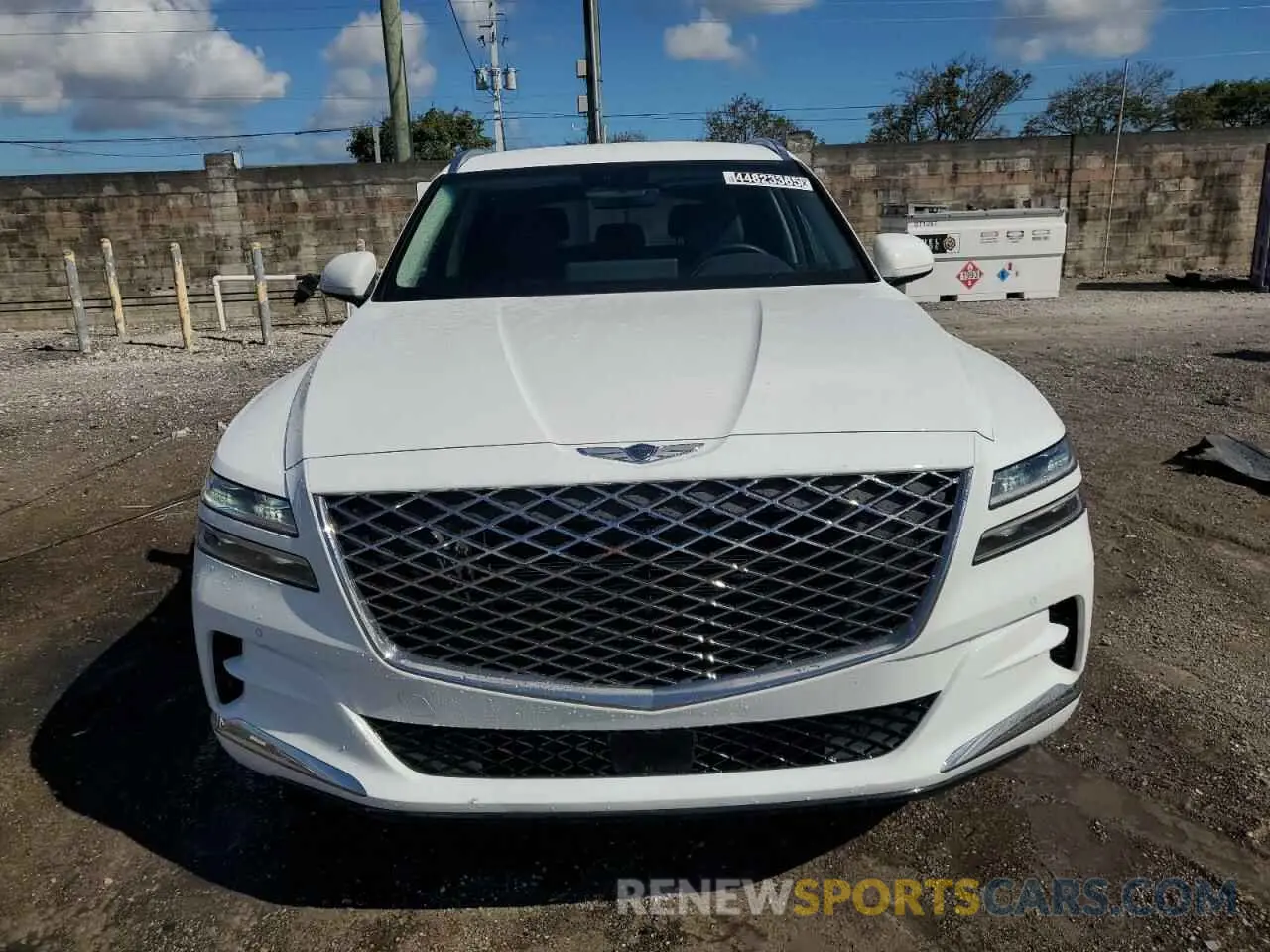 5 fotografías del automóvil dañado KMUHBDSB4RU207755 GENESIS GV80 2024