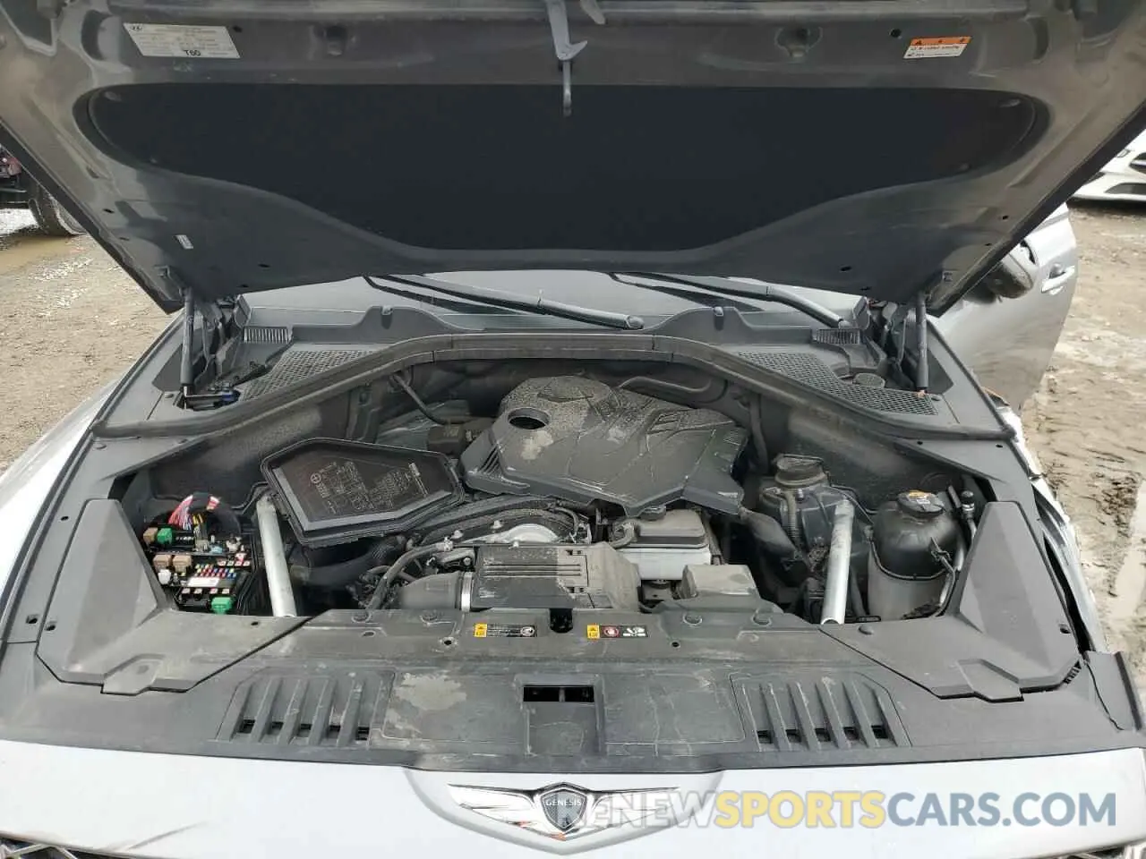 12 fotografías del automóvil dañado KMUHBDSB5RU167055 GENESIS GV80 2024