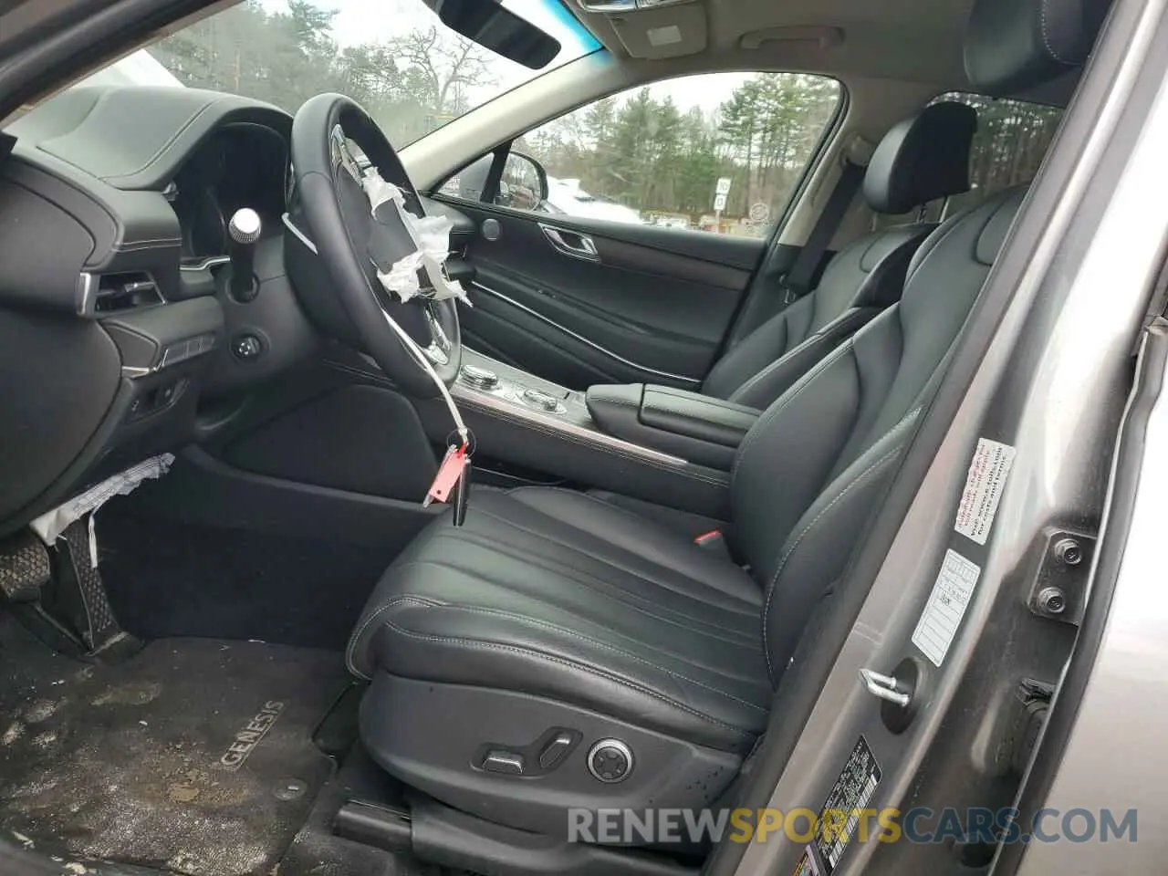 7 fotografías del automóvil dañado KMUHBDSB5RU167055 GENESIS GV80 2024
