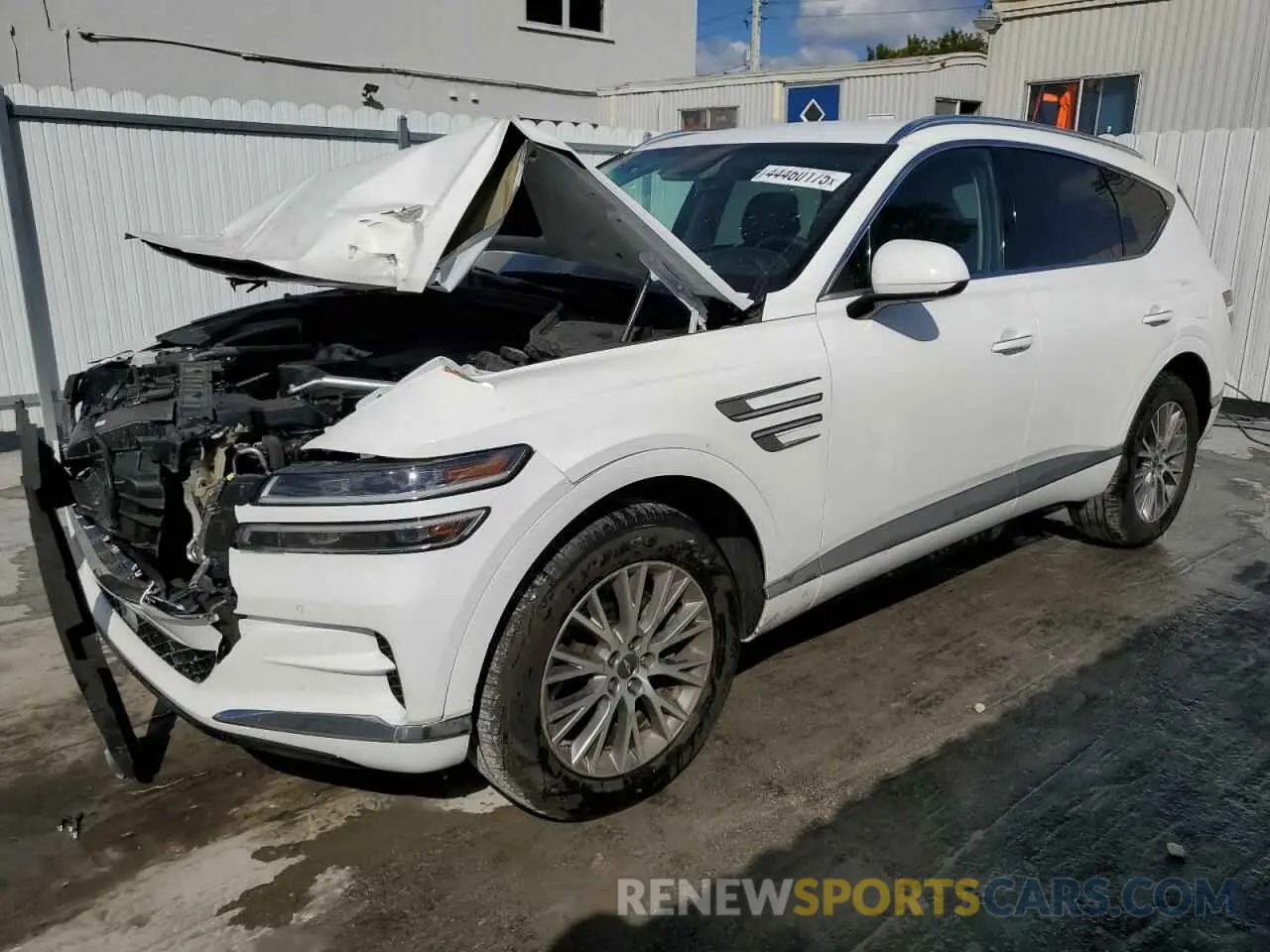 1 fotografías del automóvil dañado KMUHBDSB5RU207750 GENESIS GV80 2024