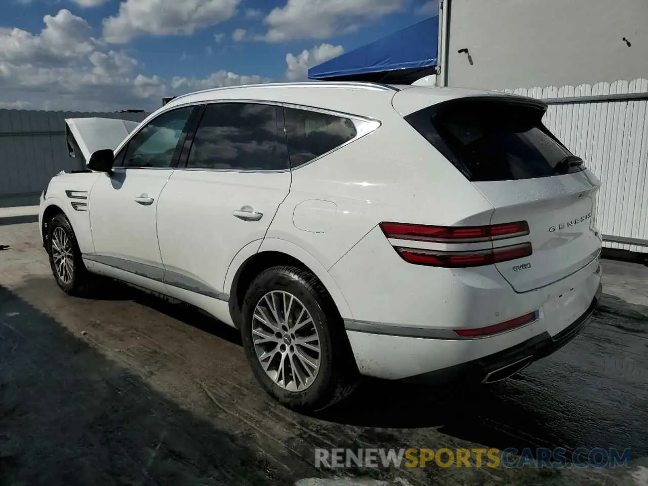 2 fotografías del automóvil dañado KMUHBDSB5RU207750 GENESIS GV80 2024