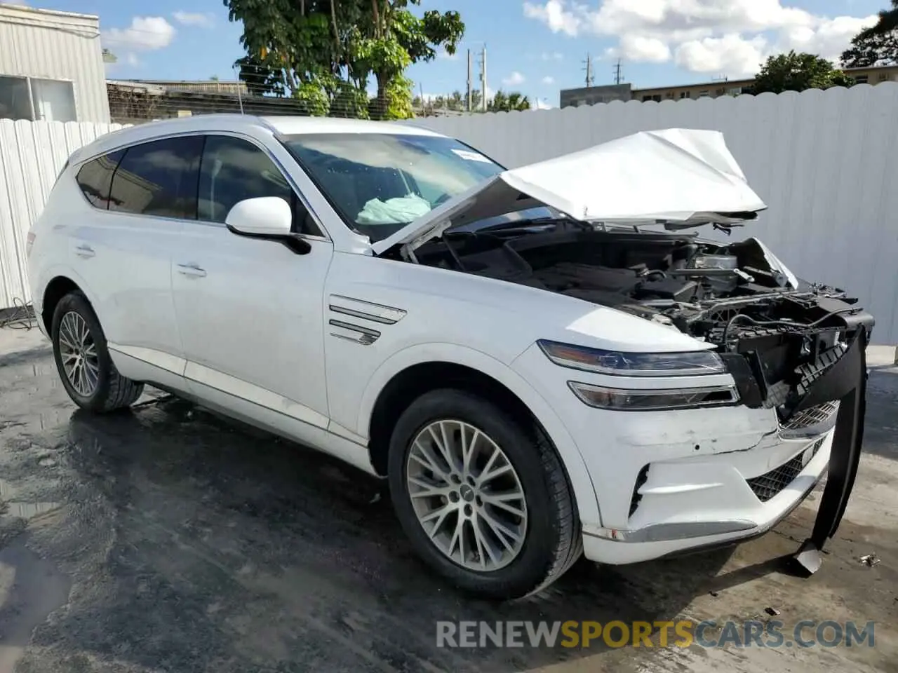 4 fotografías del automóvil dañado KMUHBDSB5RU207750 GENESIS GV80 2024