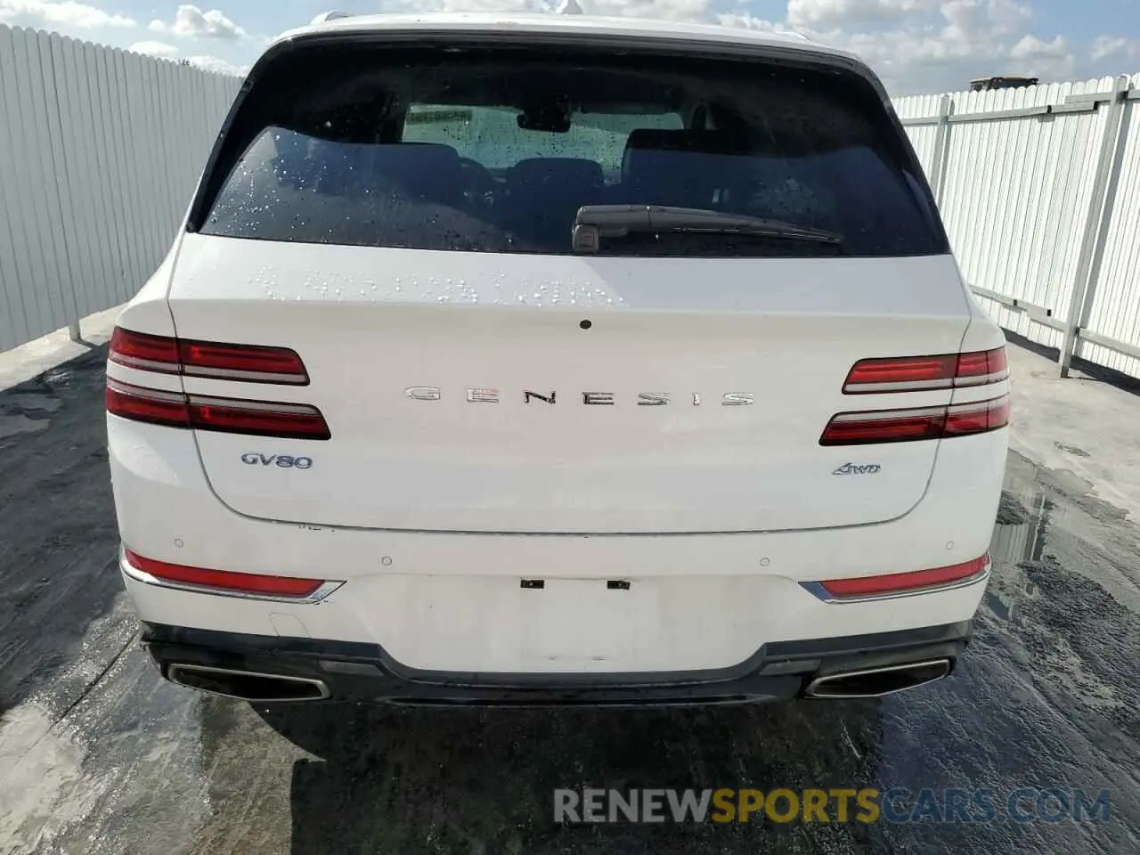 6 fotografías del automóvil dañado KMUHBDSB5RU207750 GENESIS GV80 2024