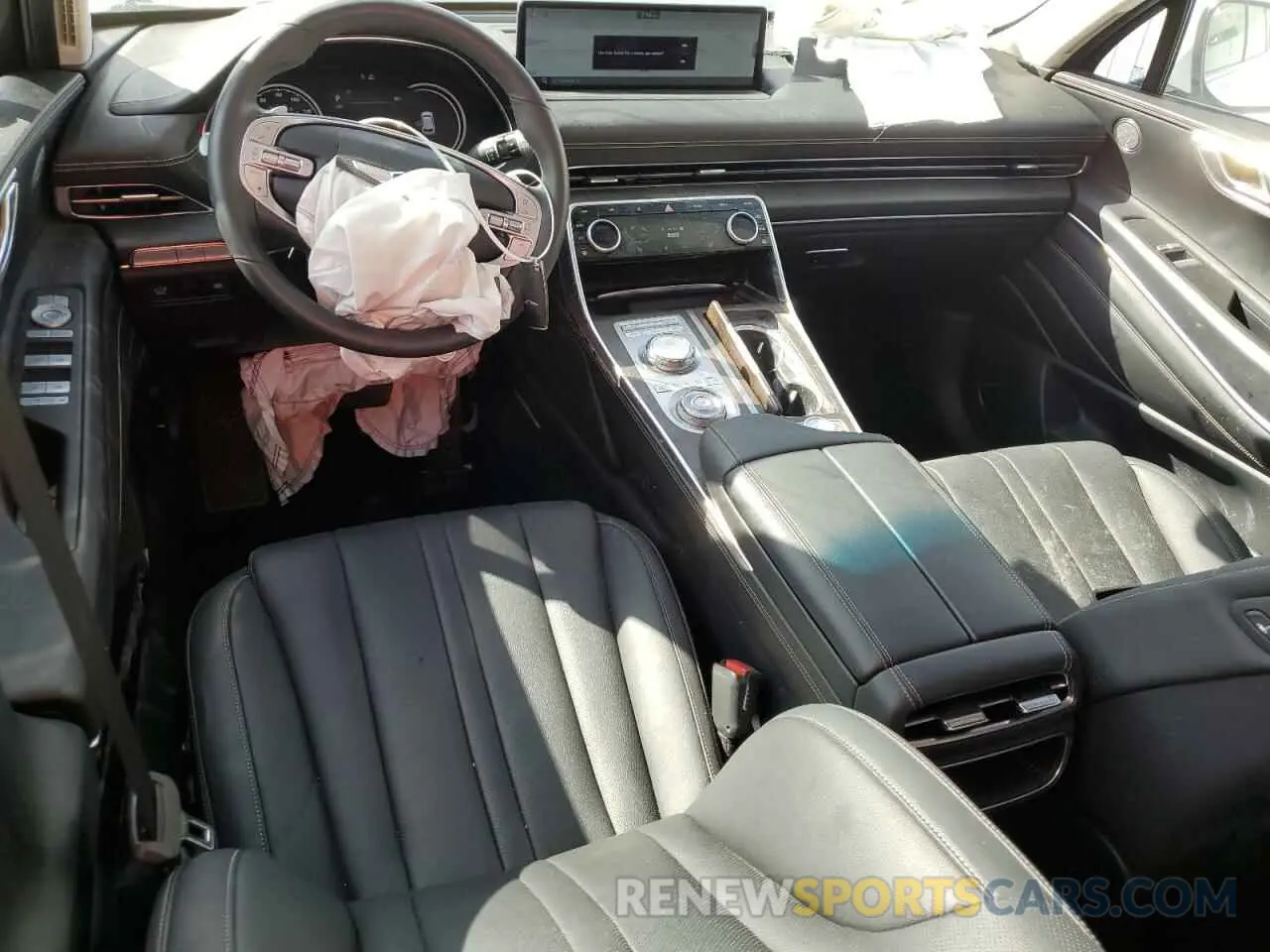 8 fotografías del automóvil dañado KMUHBDSB5RU207750 GENESIS GV80 2024