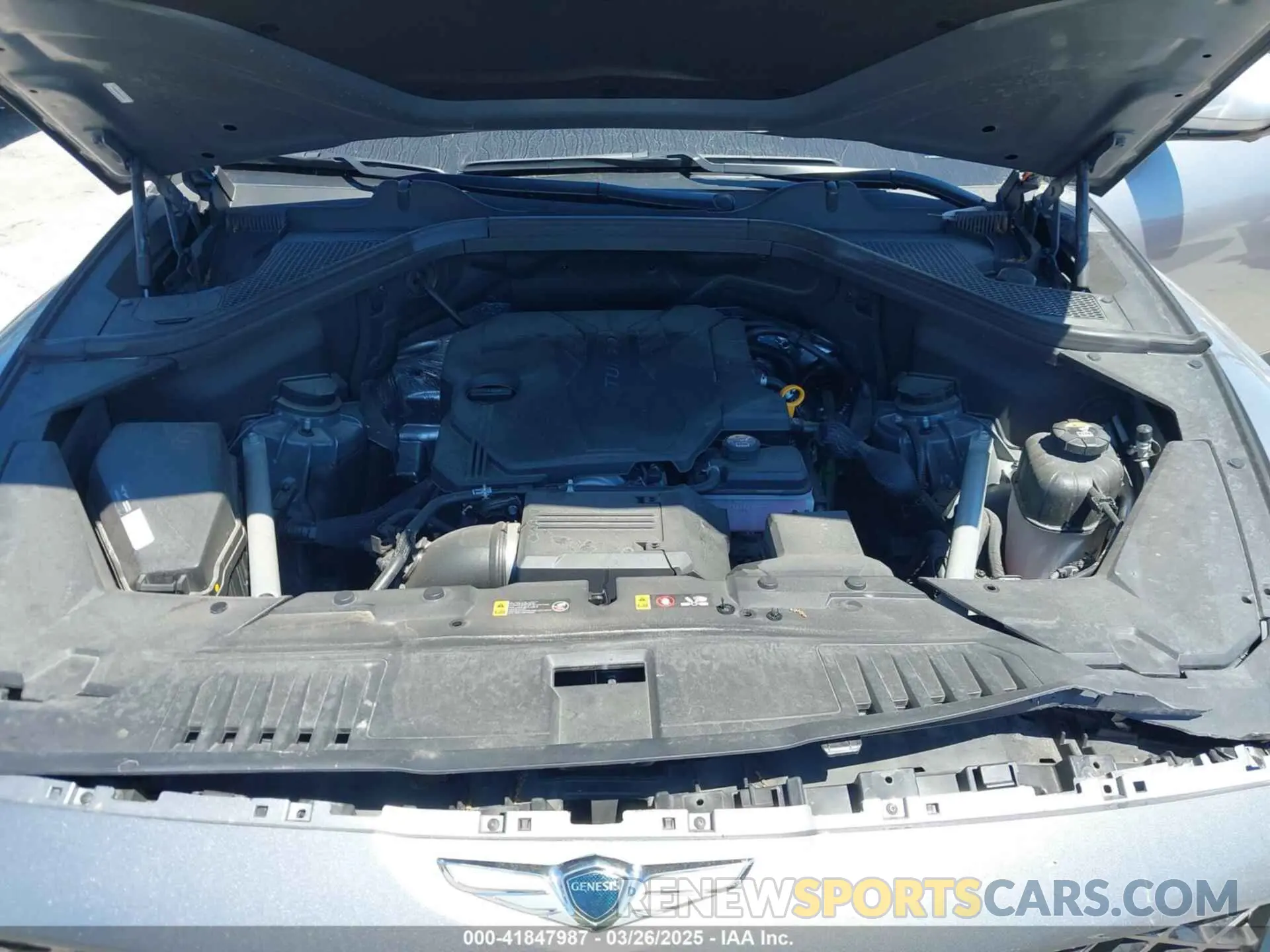 10 fotografías del automóvil dañado KMUHBDSB7RU164027 GENESIS GV80 2024