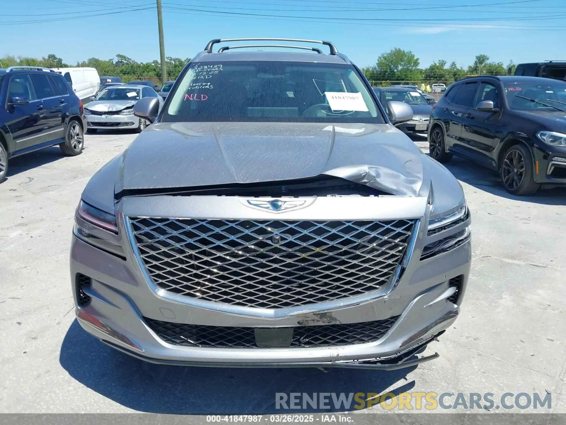 12 fotografías del automóvil dañado KMUHBDSB7RU164027 GENESIS GV80 2024