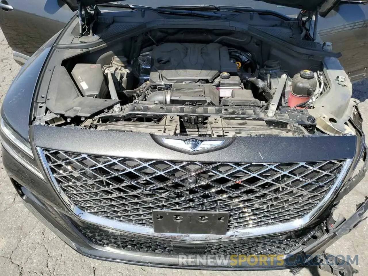 12 fotografías del automóvil dañado KMUHBDSB8RU161721 GENESIS GV80 2024