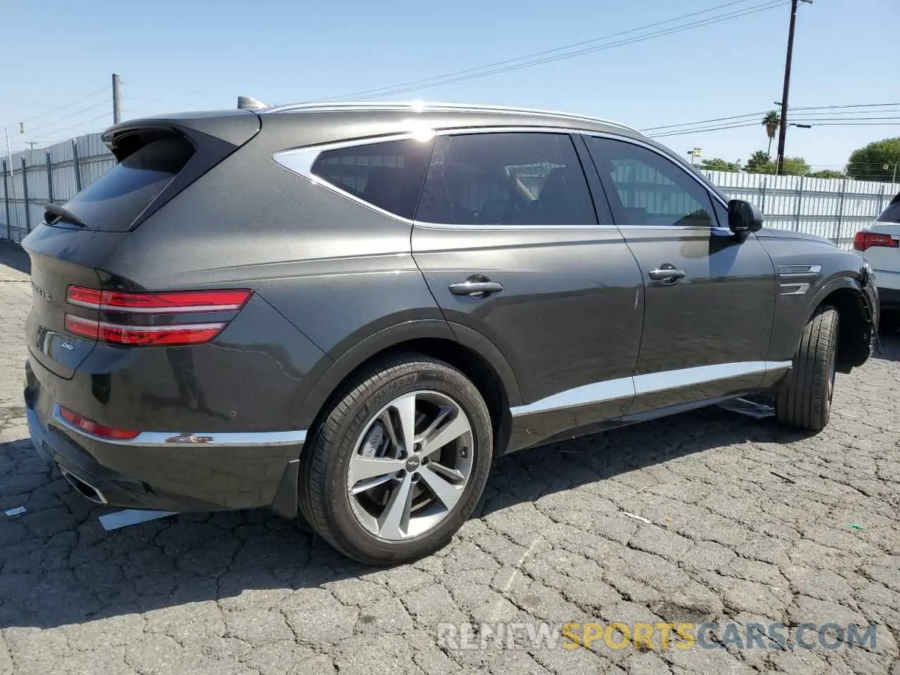 3 fotografías del automóvil dañado KMUHBDSB8RU161721 GENESIS GV80 2024