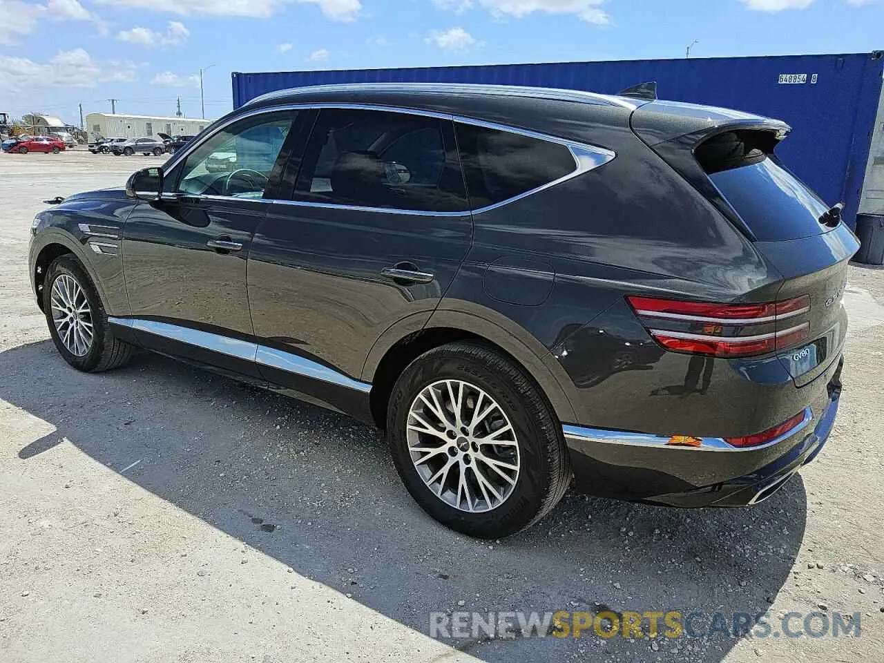 2 fotografías del automóvil dañado KMUHBDSB8RU202476 GENESIS GV80 2024