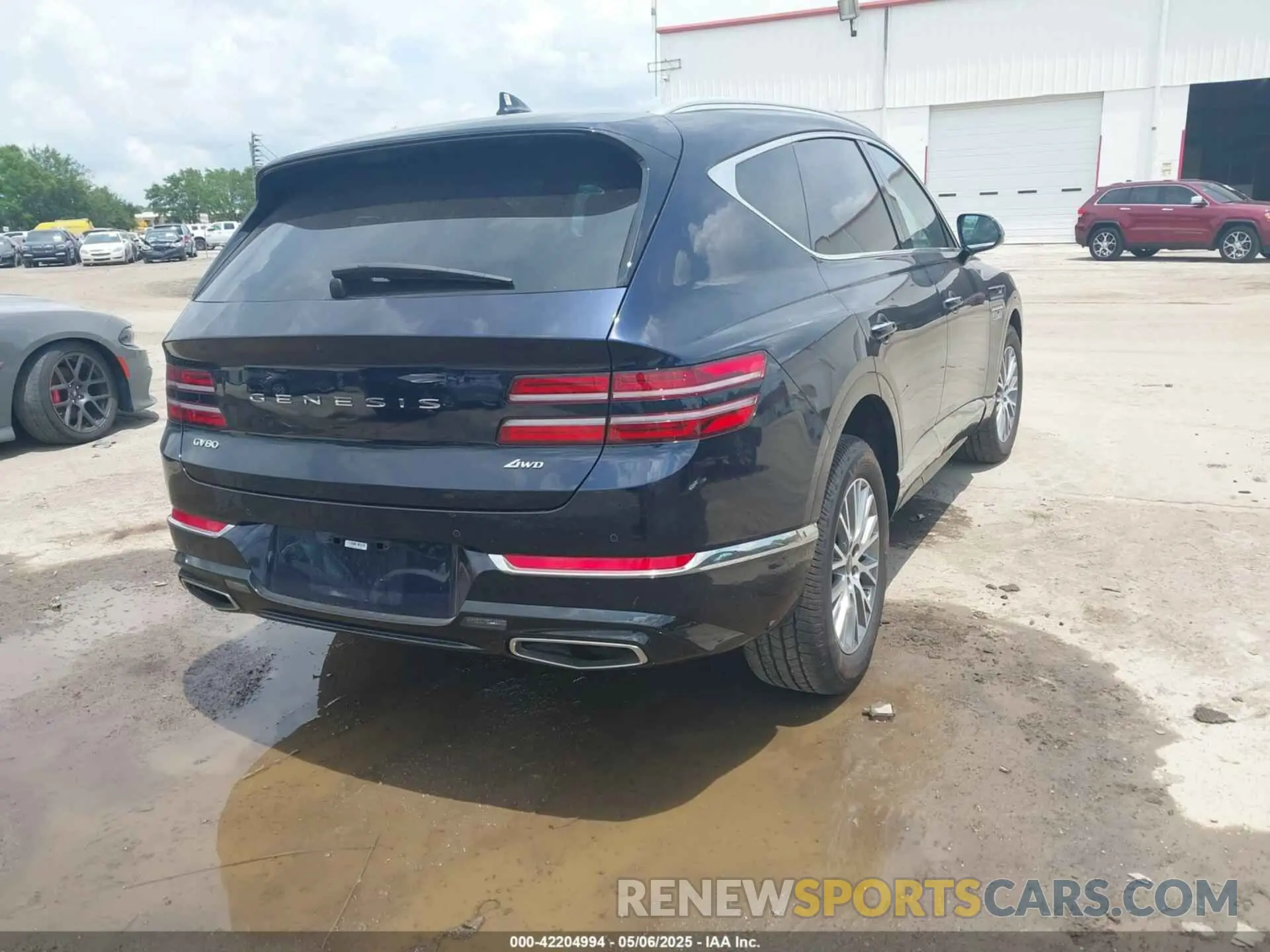 4 fotografías del automóvil dañado KMUHBDSB8RU204289 GENESIS GV80 2024