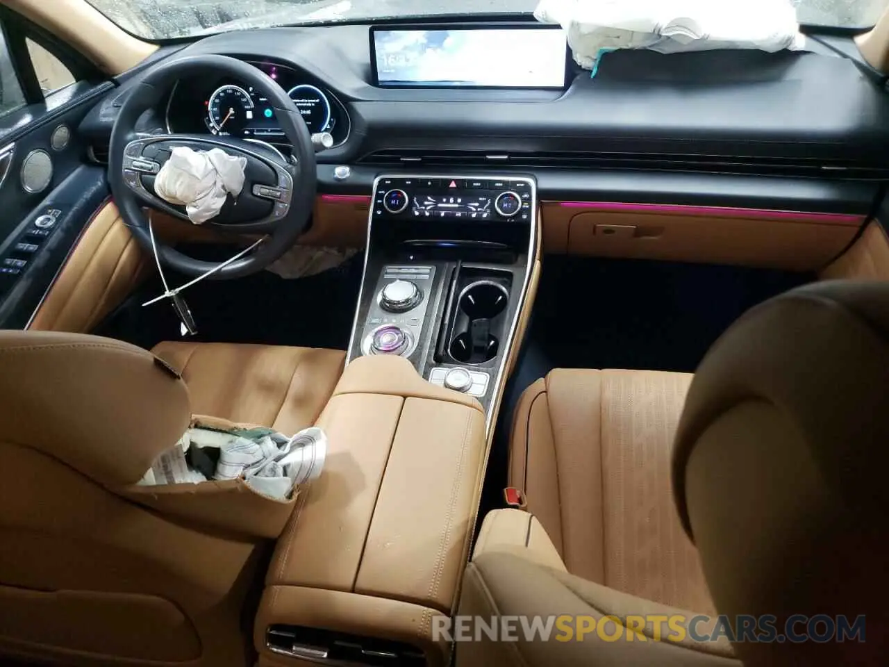 8 fotografías del automóvil dañado KMUHBDSB9RU193206 GENESIS GV80 2024