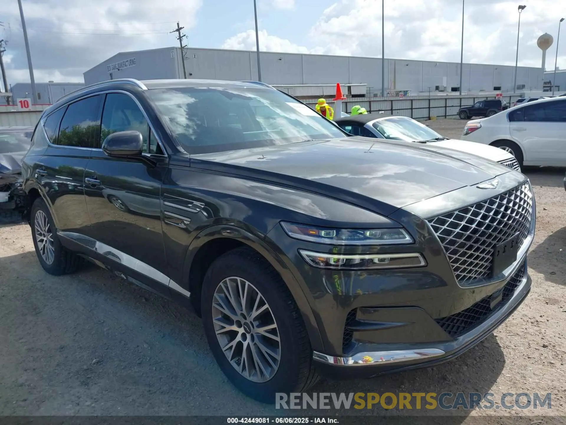 1 fotografías del automóvil dañado KMUHBDSB9RU209209 GENESIS GV80 2024