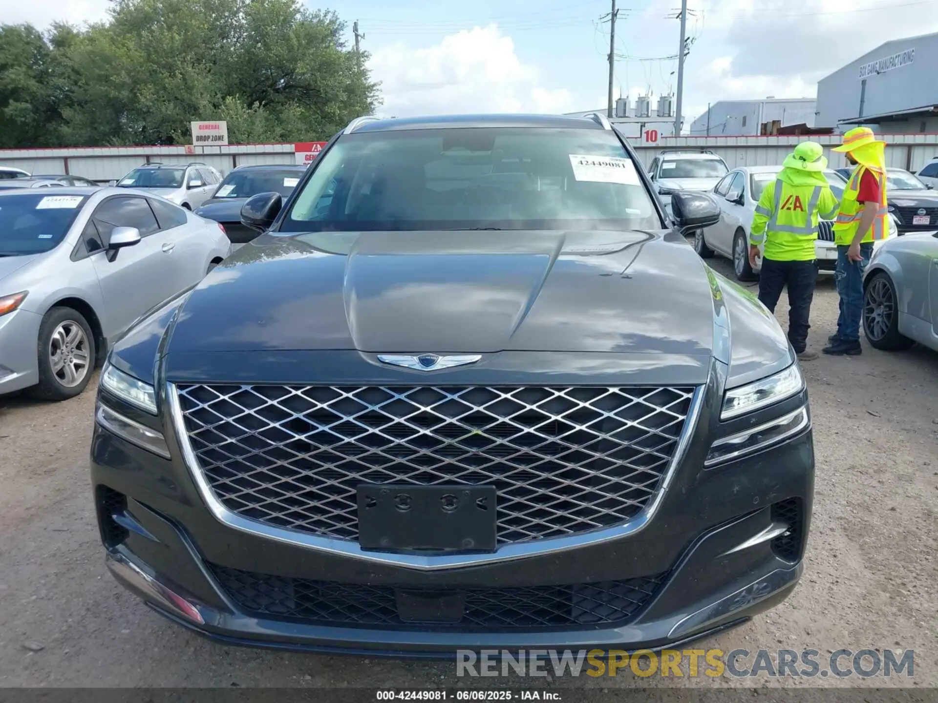 13 fotografías del automóvil dañado KMUHBDSB9RU209209 GENESIS GV80 2024