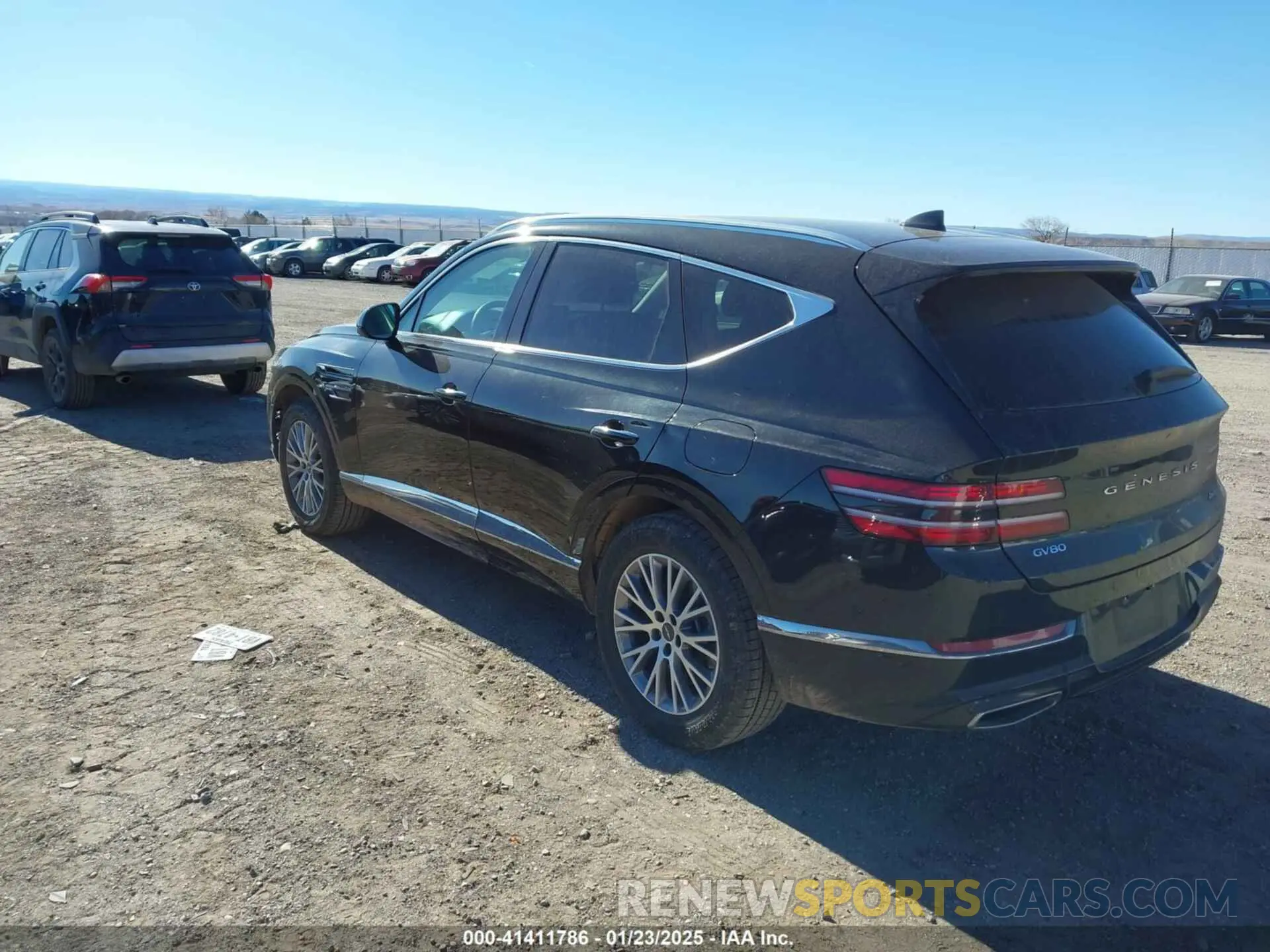 3 fotografías del automóvil dañado KMUHBDSB9RU209792 GENESIS GV80 2024