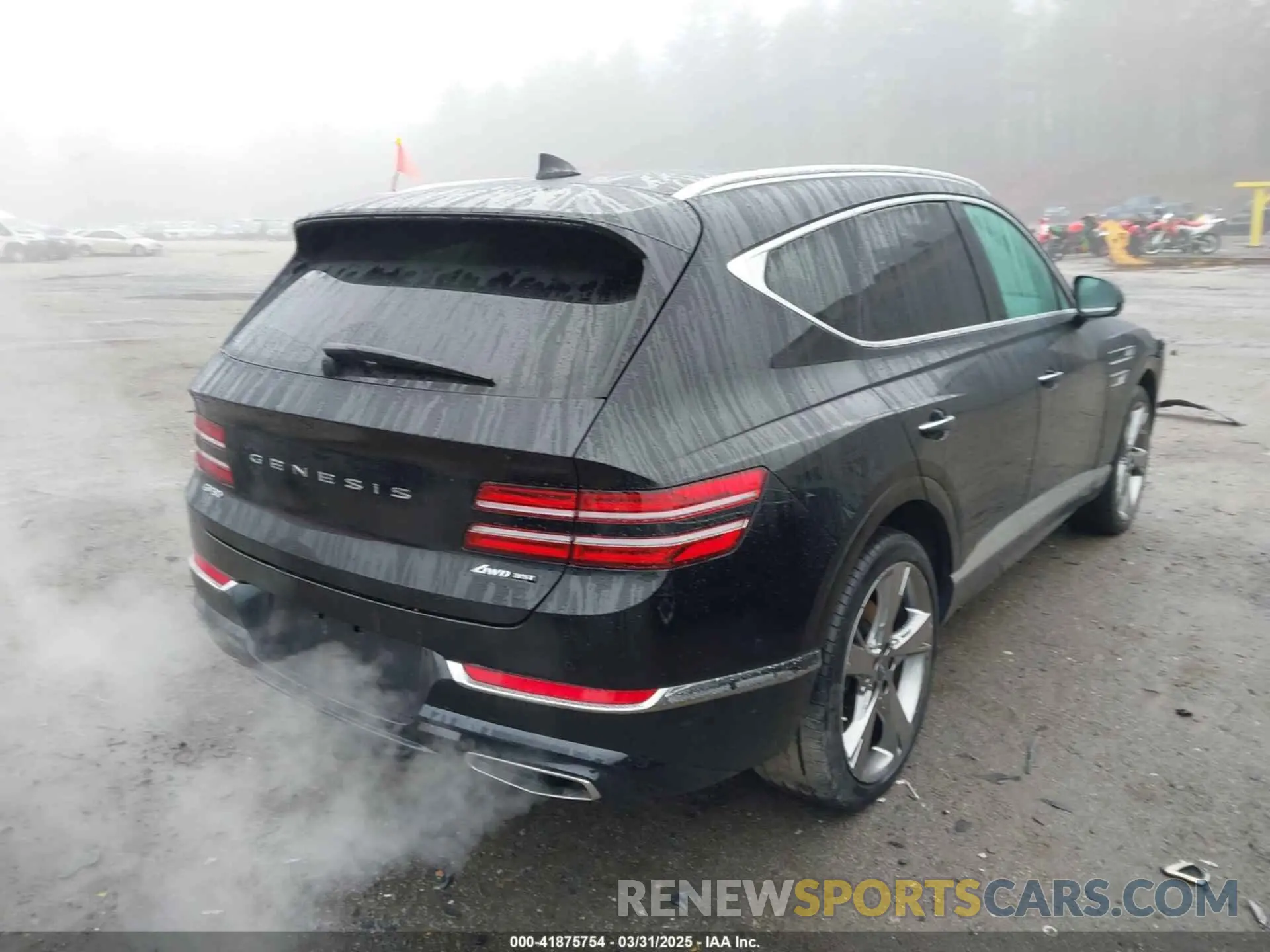 4 fotografías del automóvil dañado KMUHCESC2RU168319 GENESIS GV80 2024