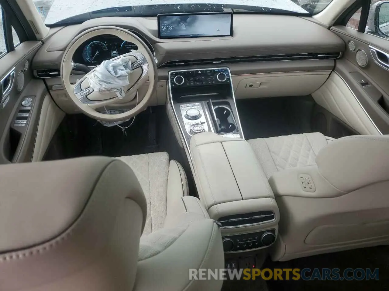 8 fotografías del automóvil dañado KMUHCESC2RU183192 GENESIS GV80 2024