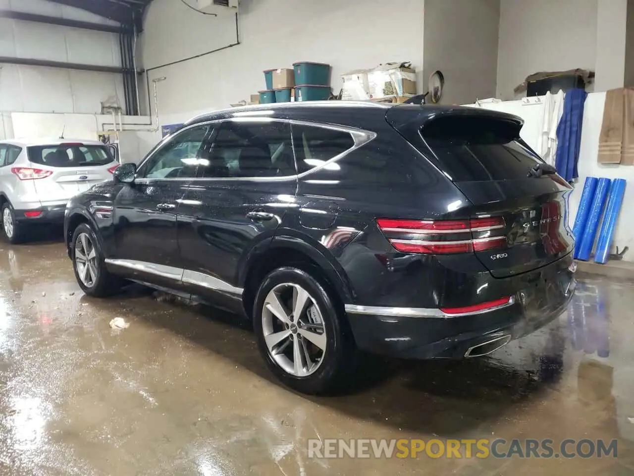 2 fotografías del automóvil dañado KMUHCESC2RU183600 GENESIS GV80 2024